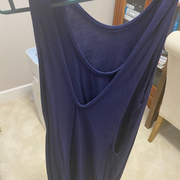 Topshop Size 6 Blue Layered Dress - Picture 2 of 2